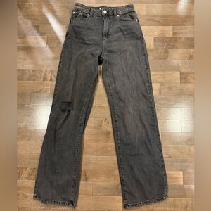 black garage jeans